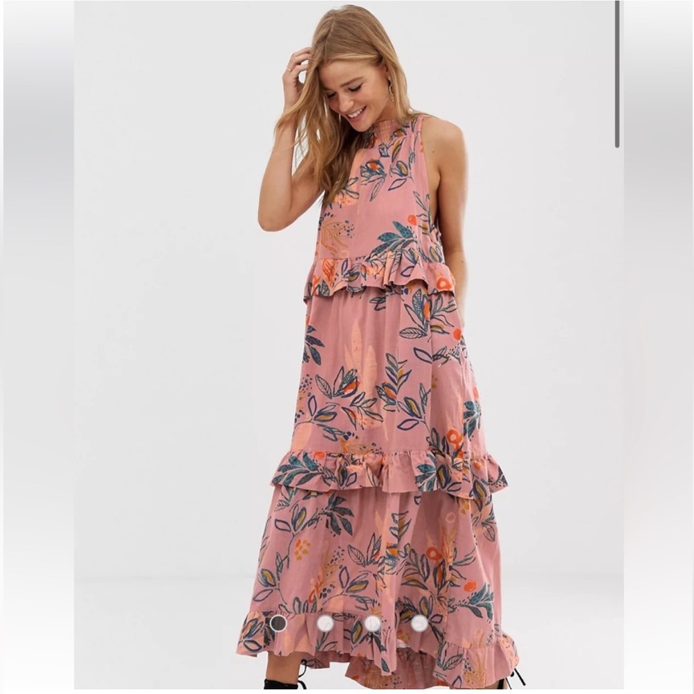 Free People Anita Floral Maxi Dress
